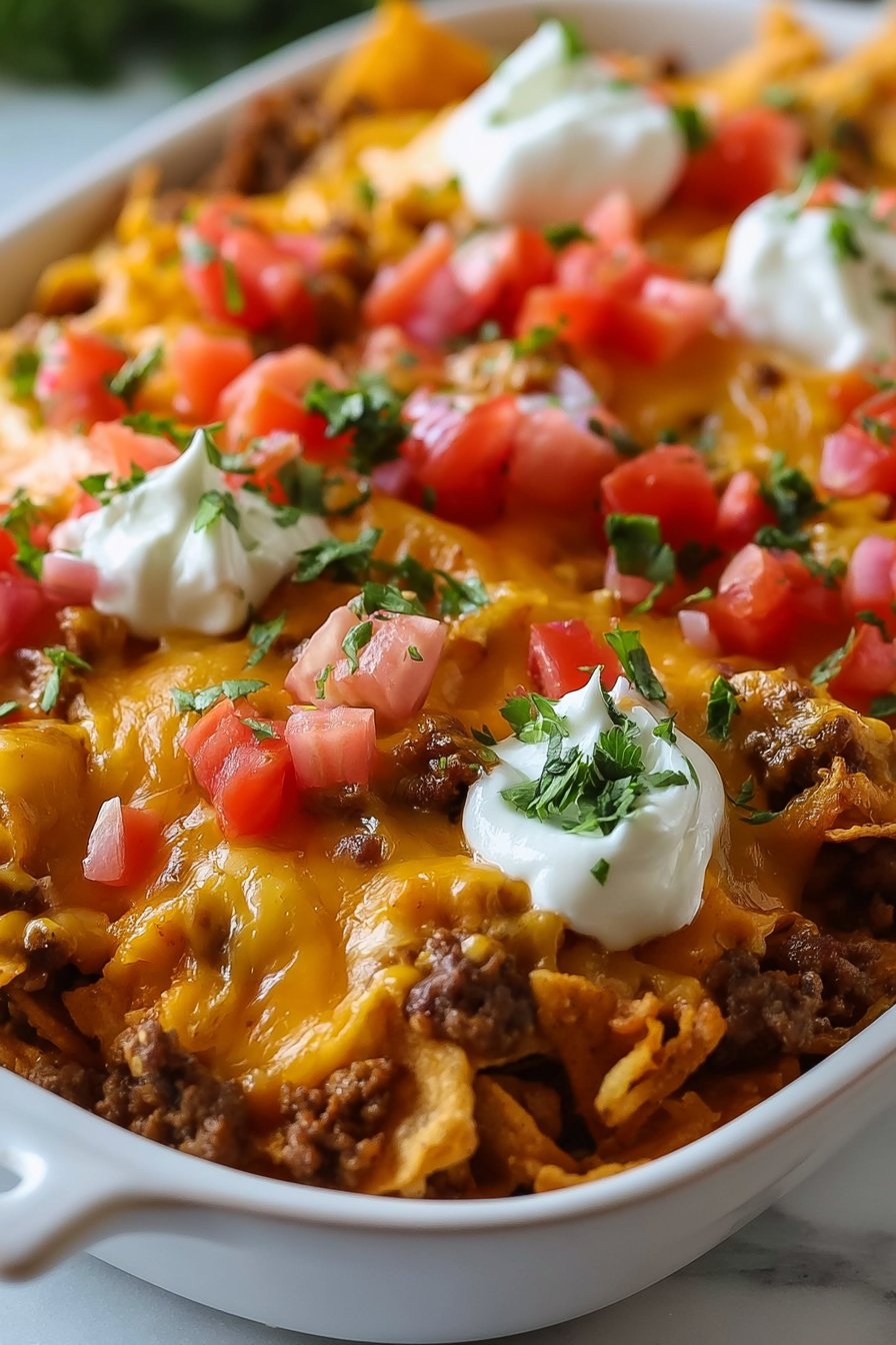 Walking Taco Casserole