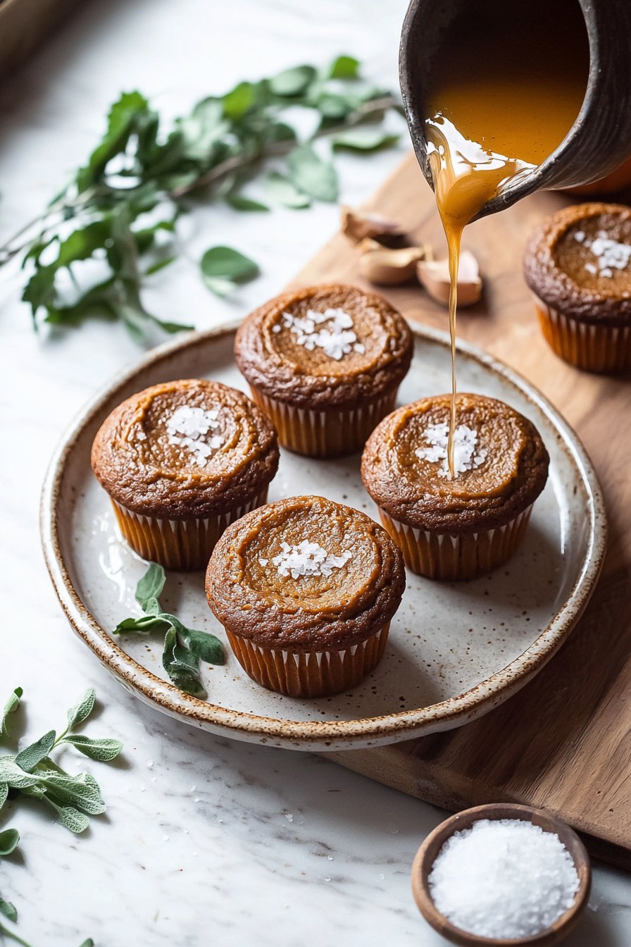 Einfache Kürbiskuchen-Cupcakes