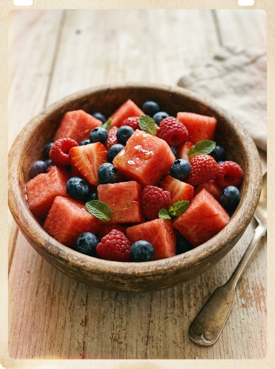 Berry Watermelon Fruit Salad