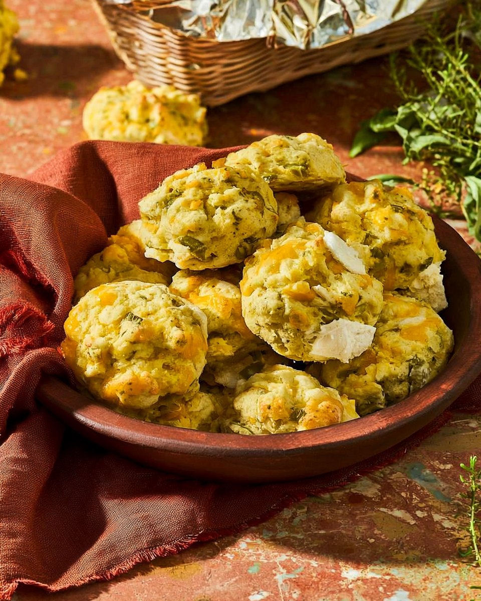 Jalapeno Cheddar High Protein Breakfast Biscuits