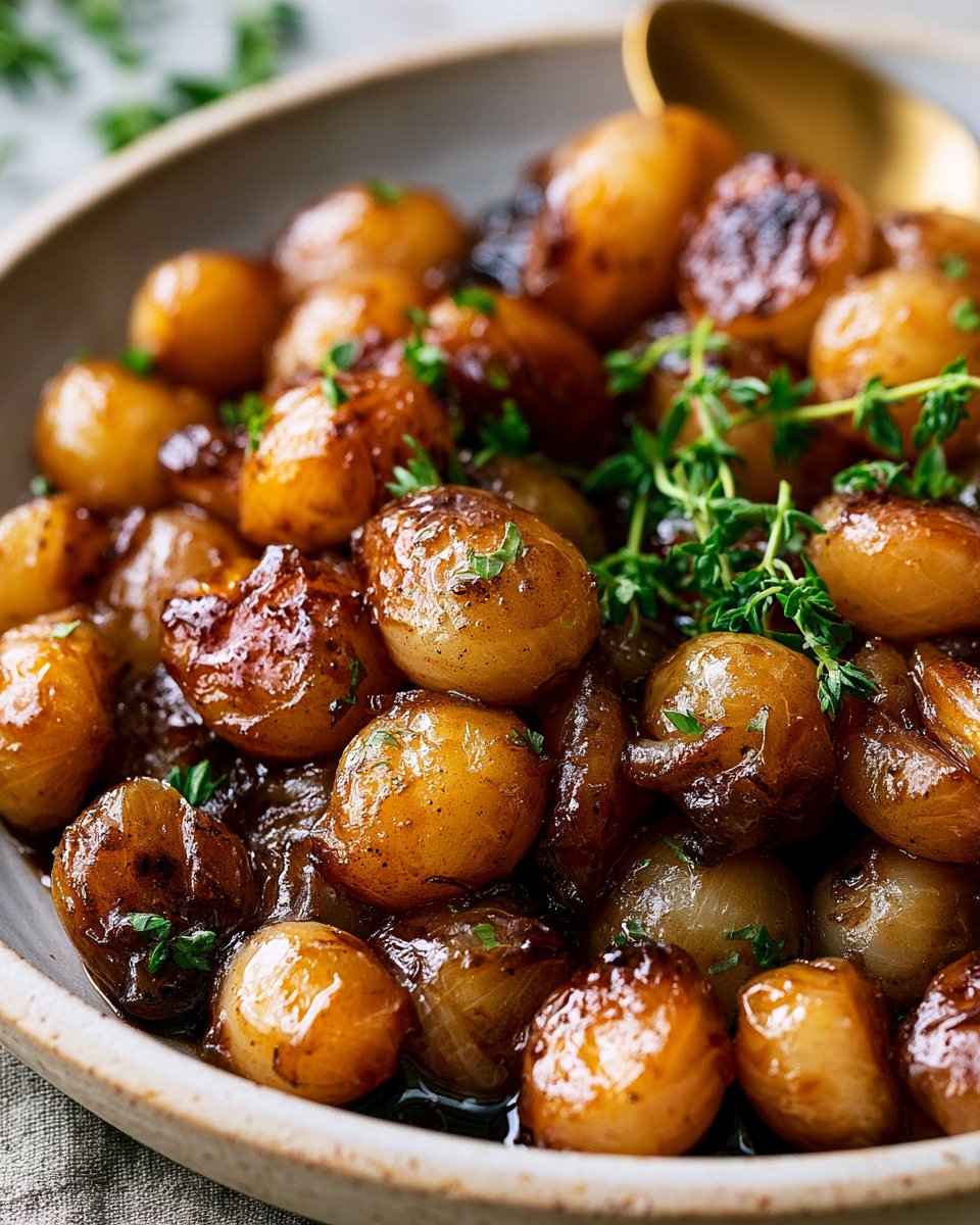 Balsamic Glazed Pearl Onions
