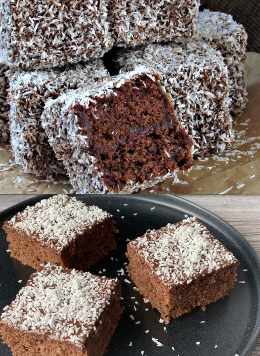 Schokoladen-Kokos-Biscuits