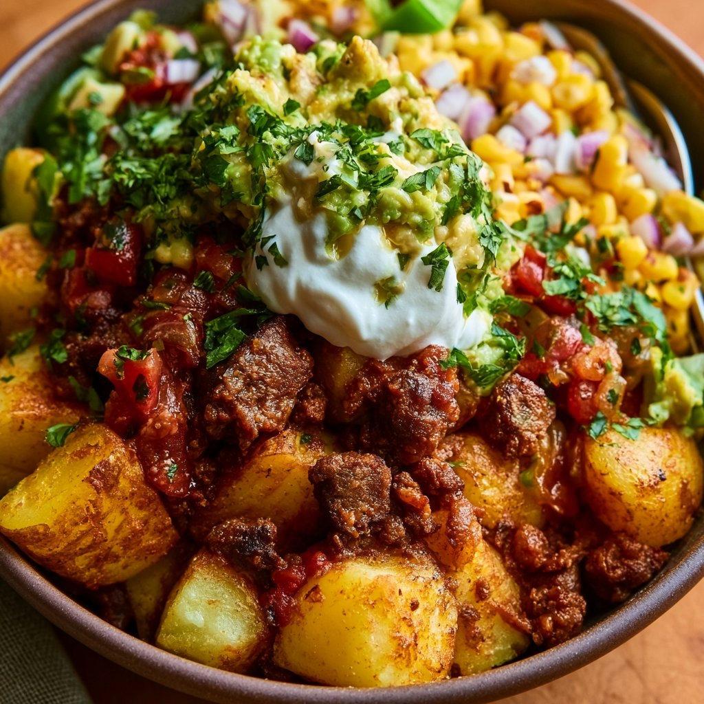 Kartoffel Taco Schüssel