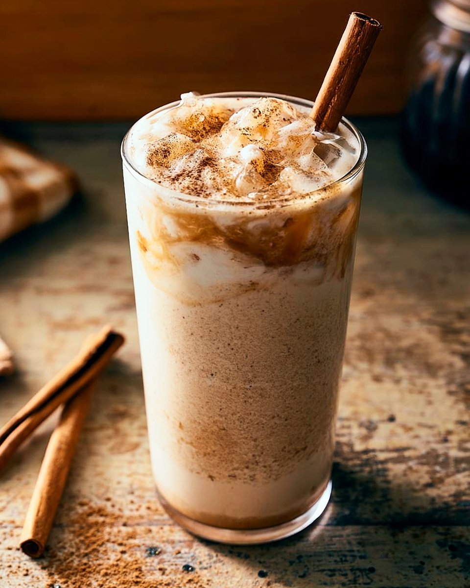 Copycat Starbucks Iced Pumpkin Cream Chai Tea Latte