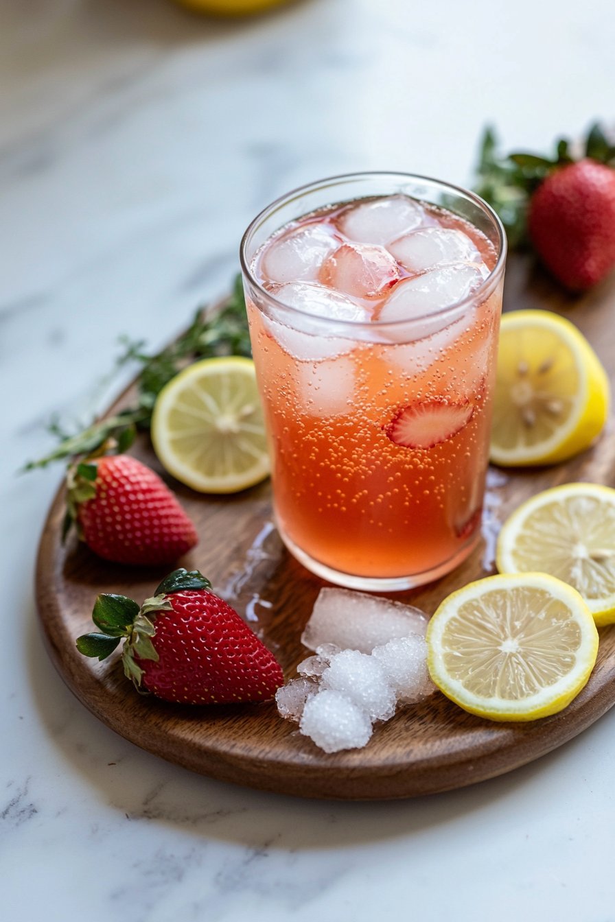 Homemade Strawberry Soda