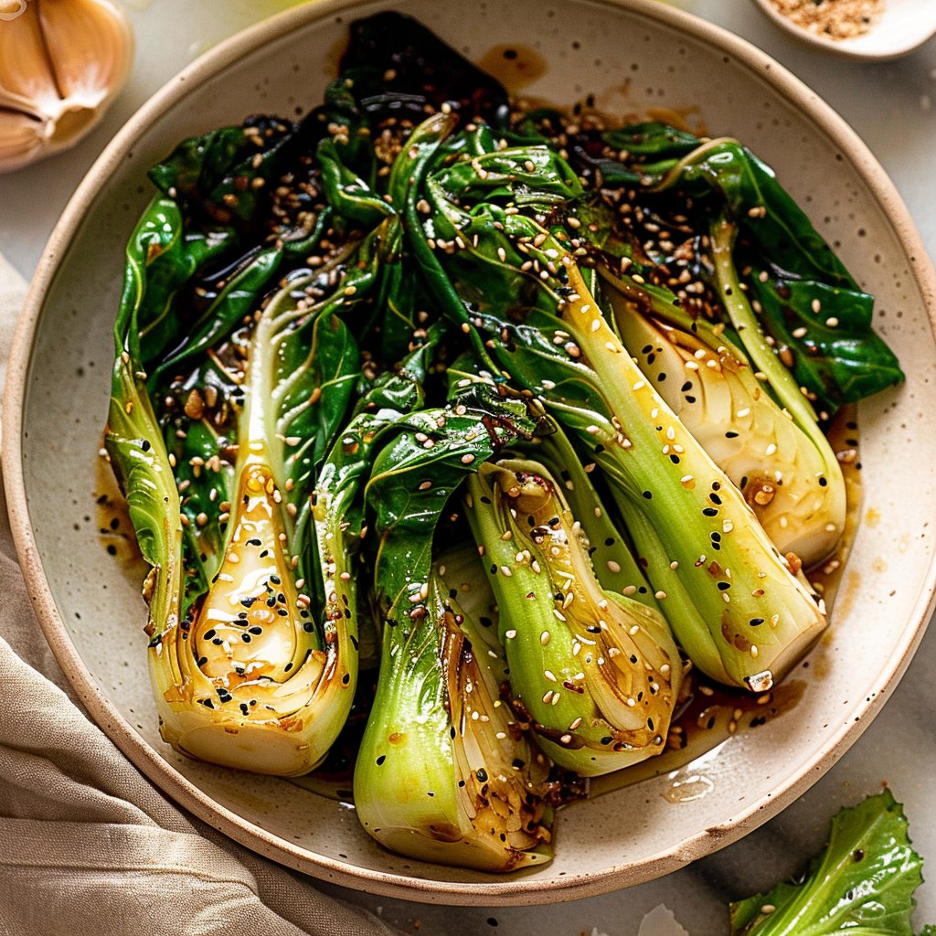 Sesame Ginger Bok Choy