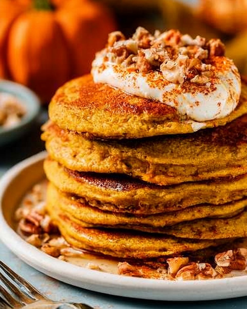 Pumpkin Protein Pancakes