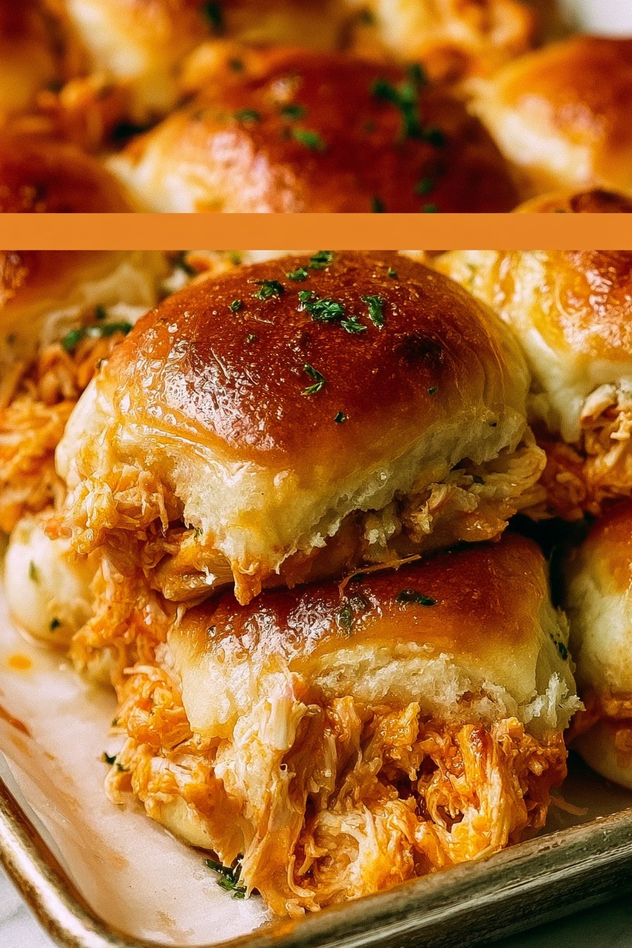 Spicy Buffalo Chicken Sliders