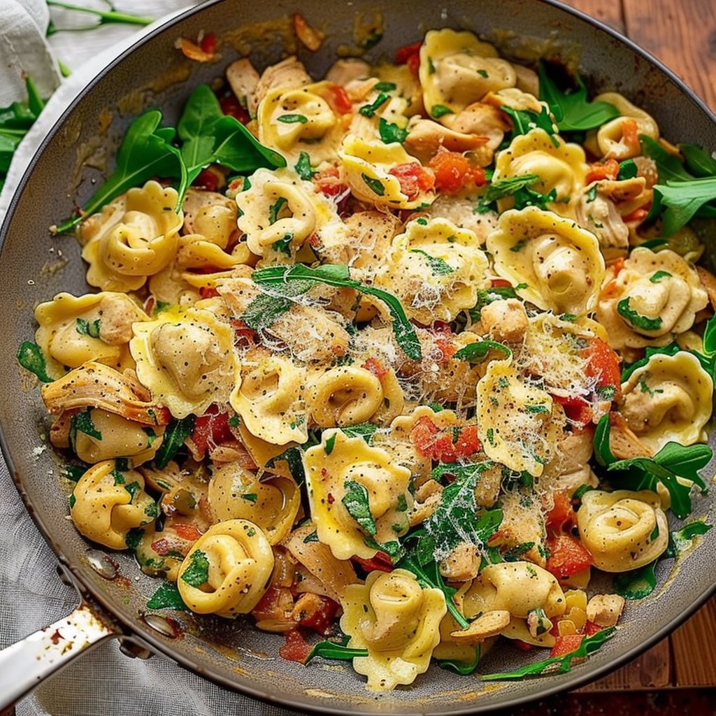 Creamy Tuscan Chicken Tortellini