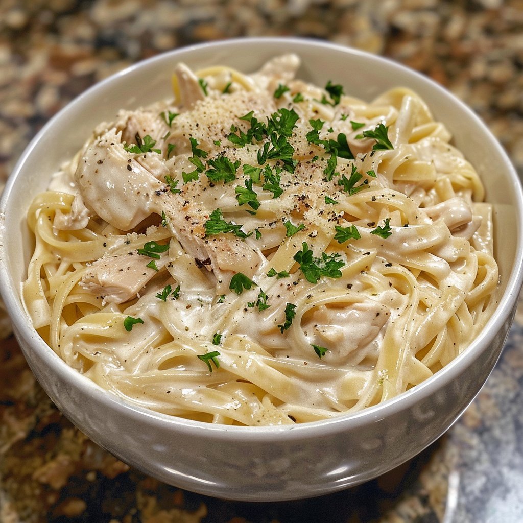Crockpot Chicken Alfredo Recipe