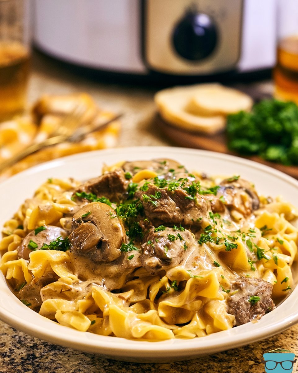 Crock Pot Beef Stroganoff