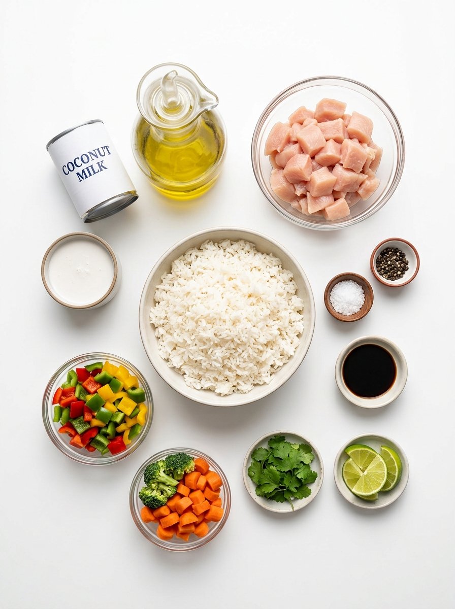 Coconut Chicken Rice Bowl