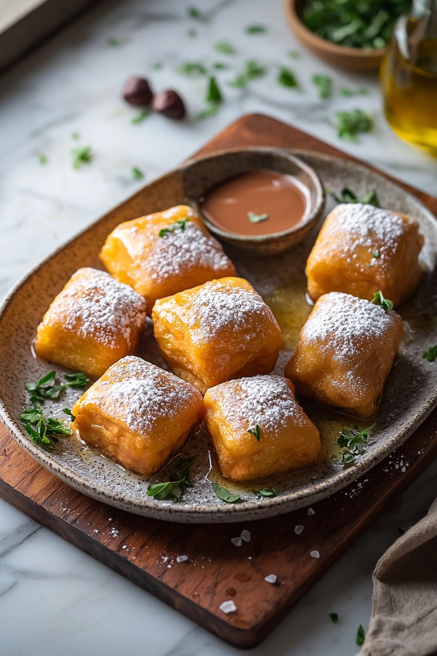 Hazelnut Cream Beignets