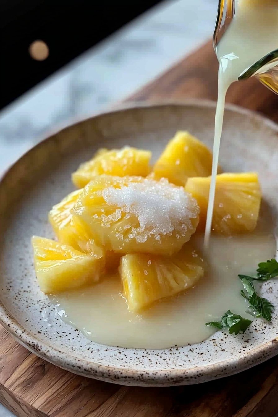 2-Zutaten Ananas Rezept