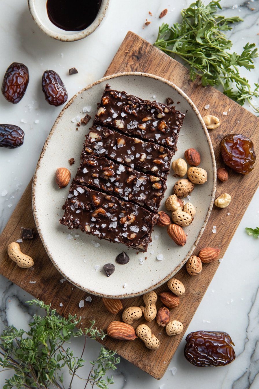 Dark Chocolate Sea Salt Nut Bars