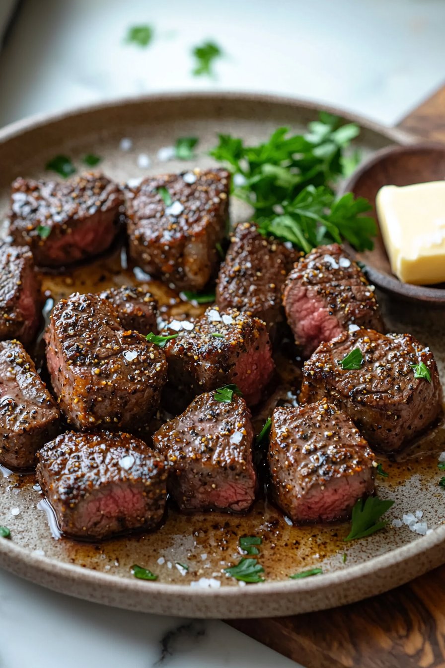 Cajun Butter Steak Bites