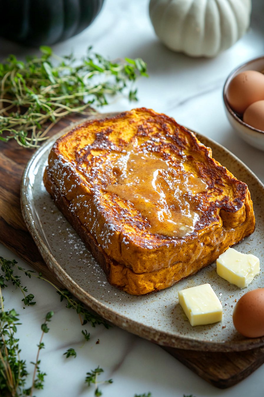 Baked Pumpkin French Toast