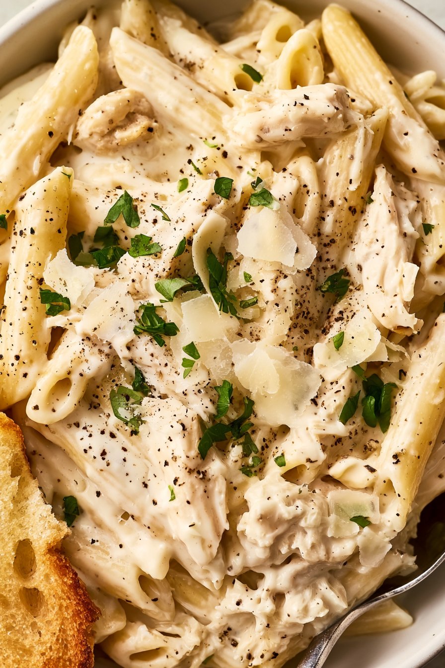 Chicken Alfredo Slow Cooker Recipe 1 Crockpot Chicken Alfredo