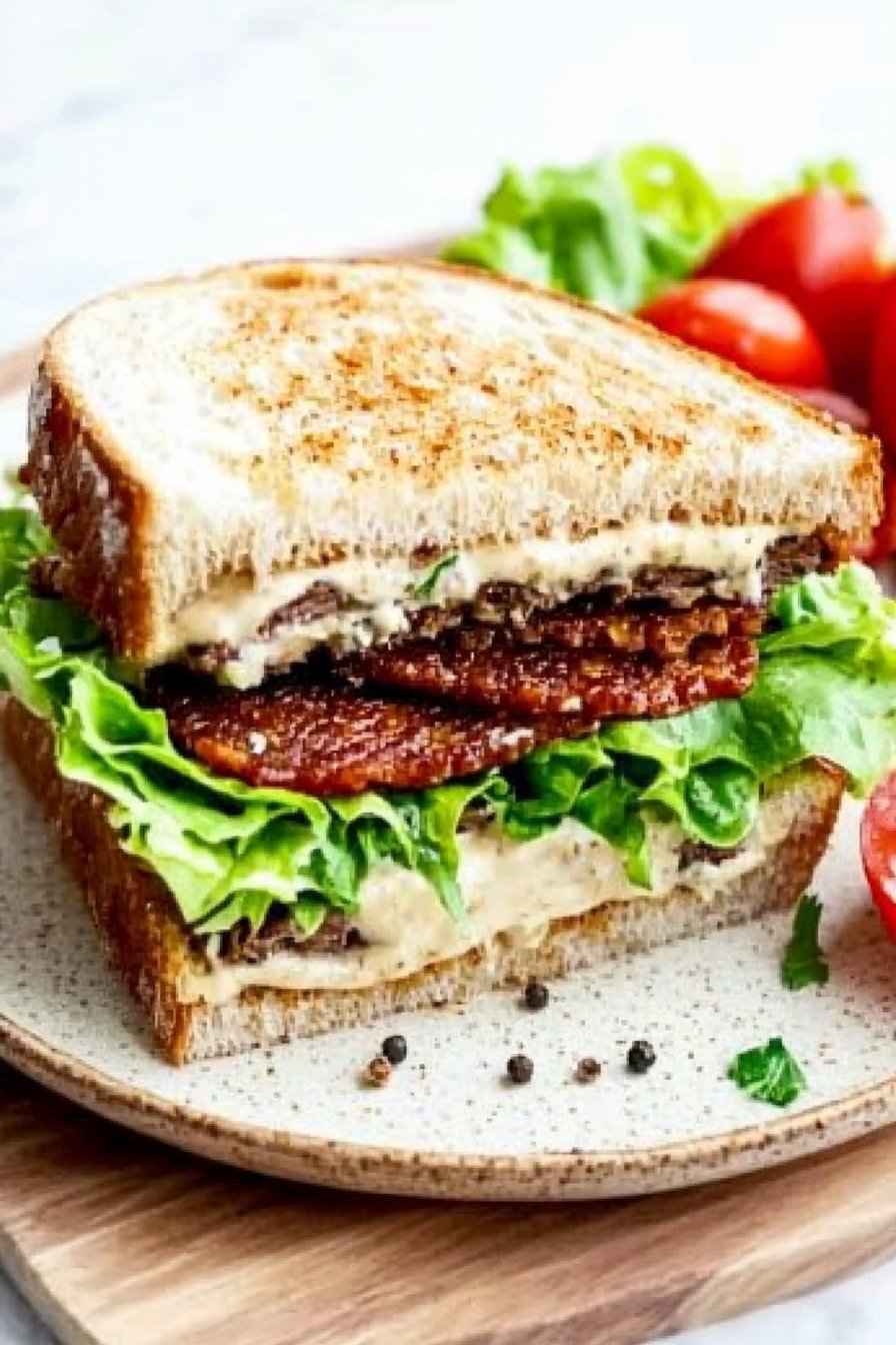 Bester veganer BLT-Sandwich