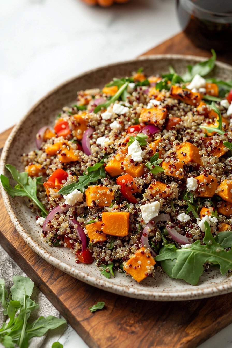 Roasted Pumpkin Quinoa Salad