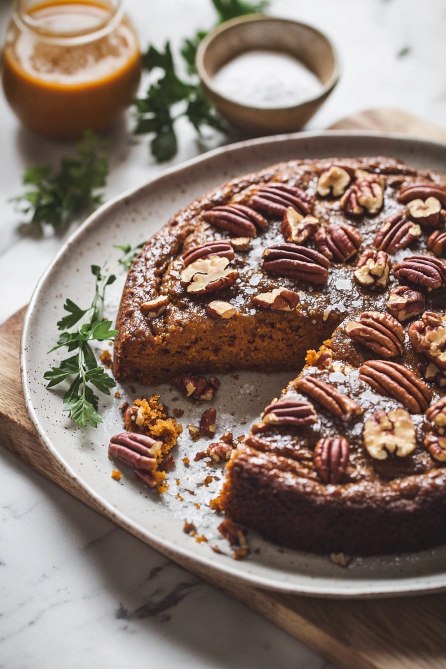 Pumpkin Pecan Coffee Cake
