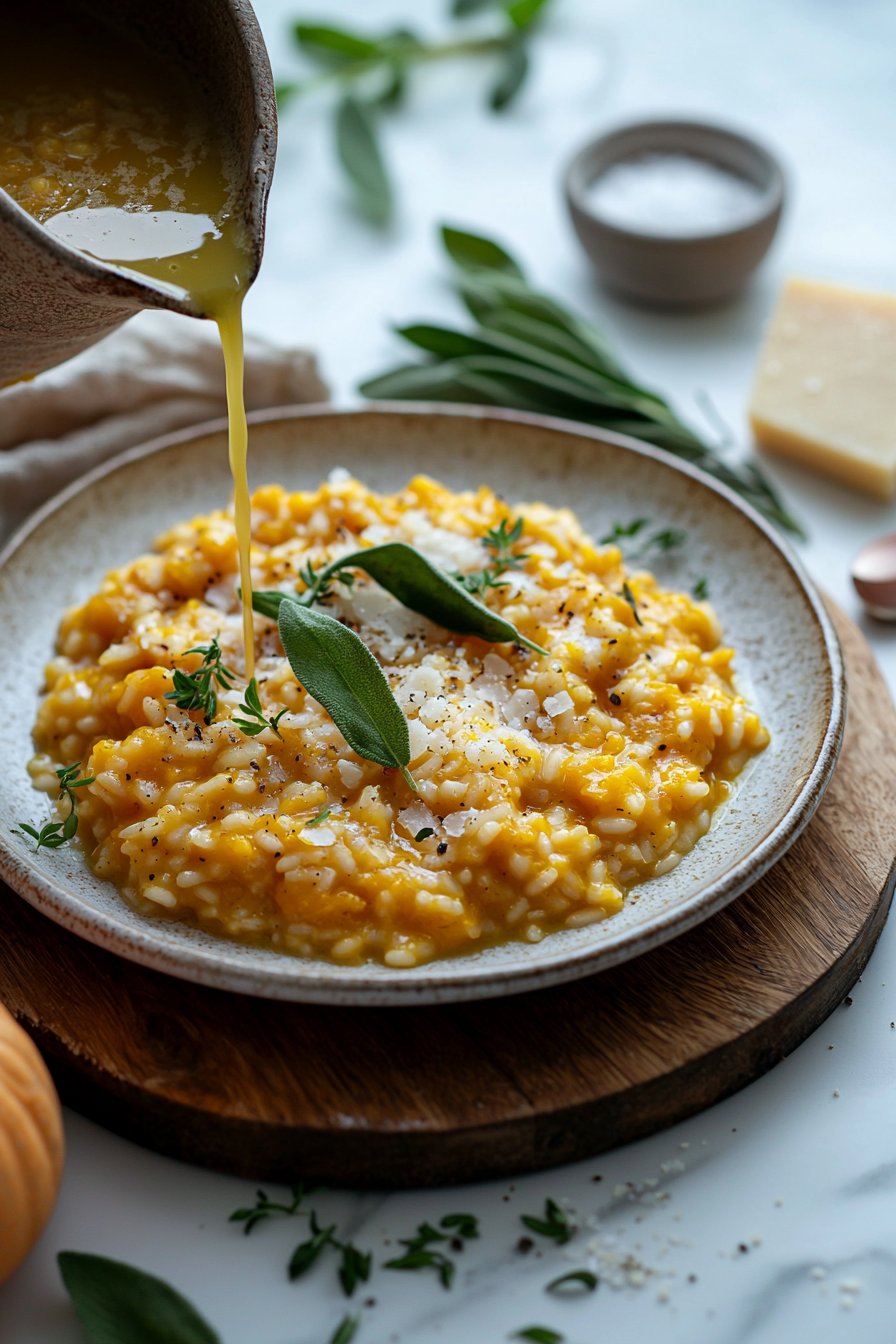 Creamy Pumpkin Risotto