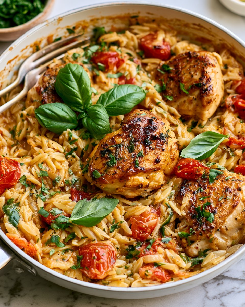 Chicken and Orzo