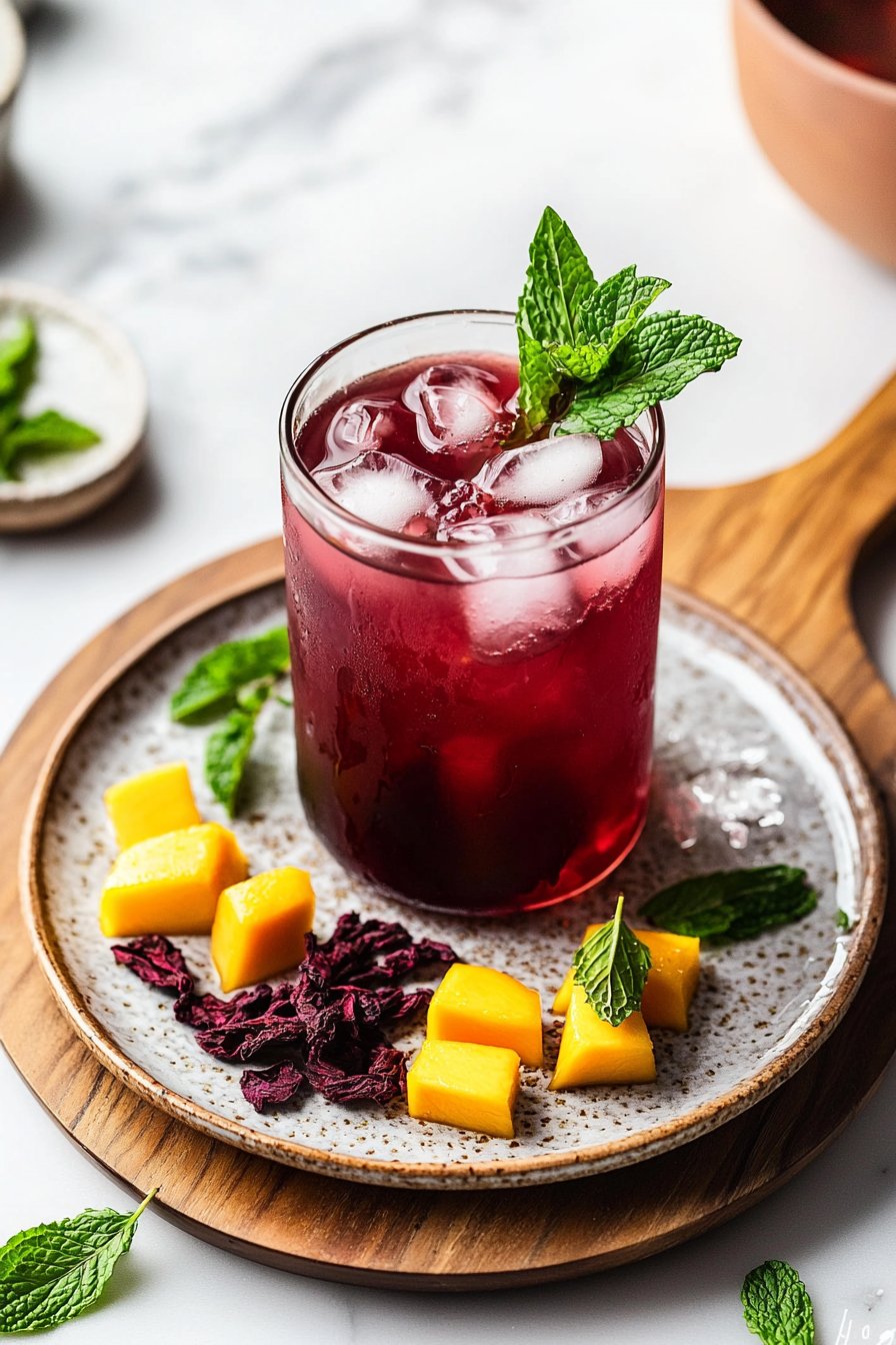 Mango Hibiscus Tea