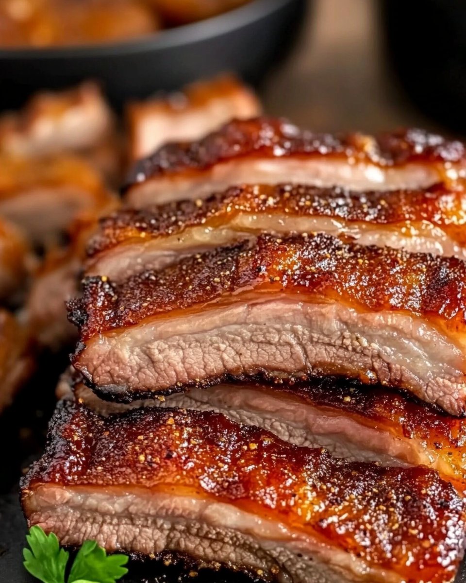 Schweinebauch aus dem Airfryer – knusprig & saftig