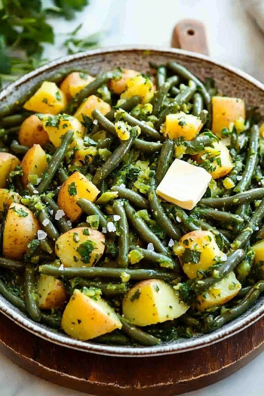 Simple Instant Pot Green Beans with Potatoes