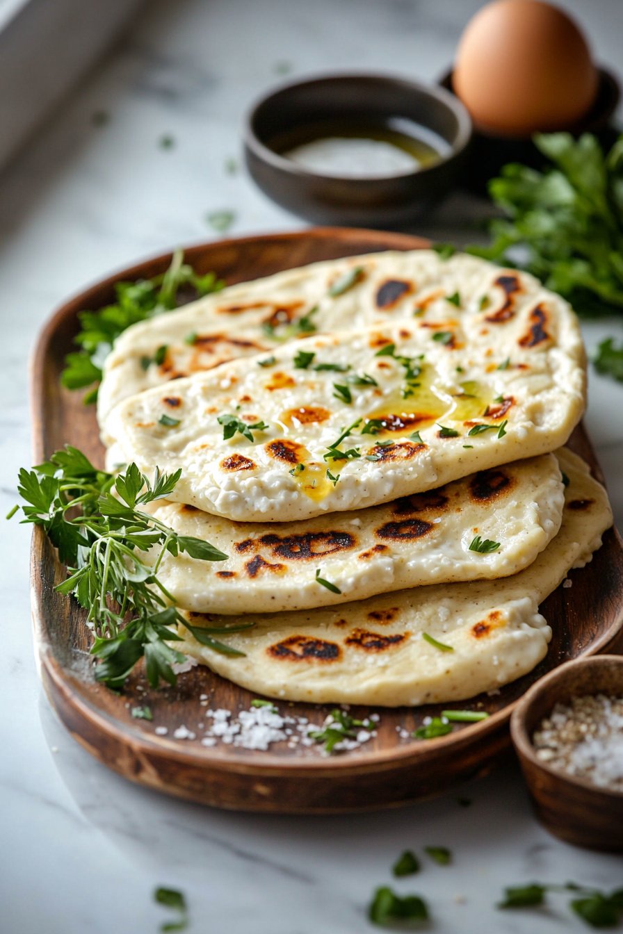 Cottage Cheese Flat Bagels