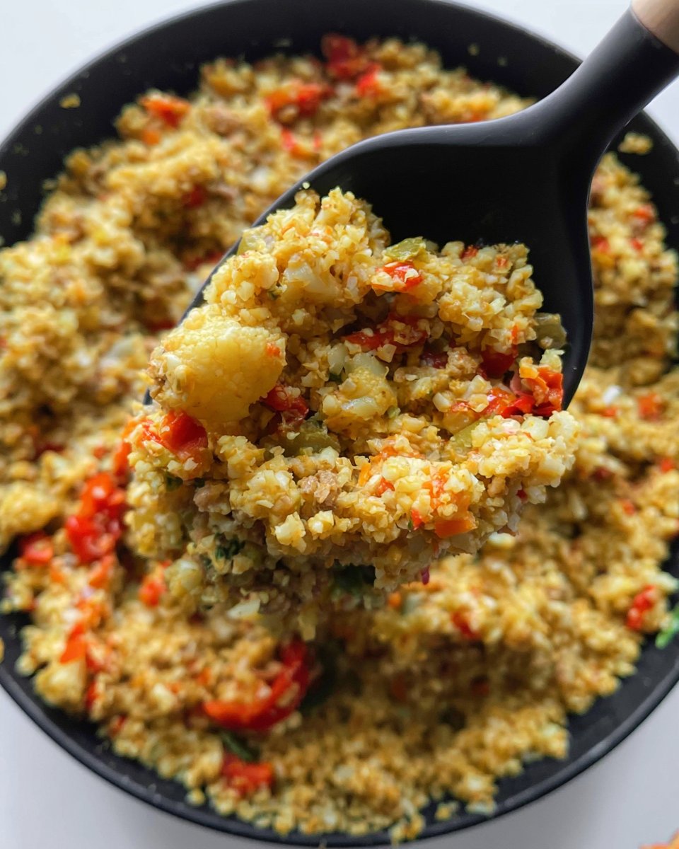 Cauliflower Rice With Ground Turkey