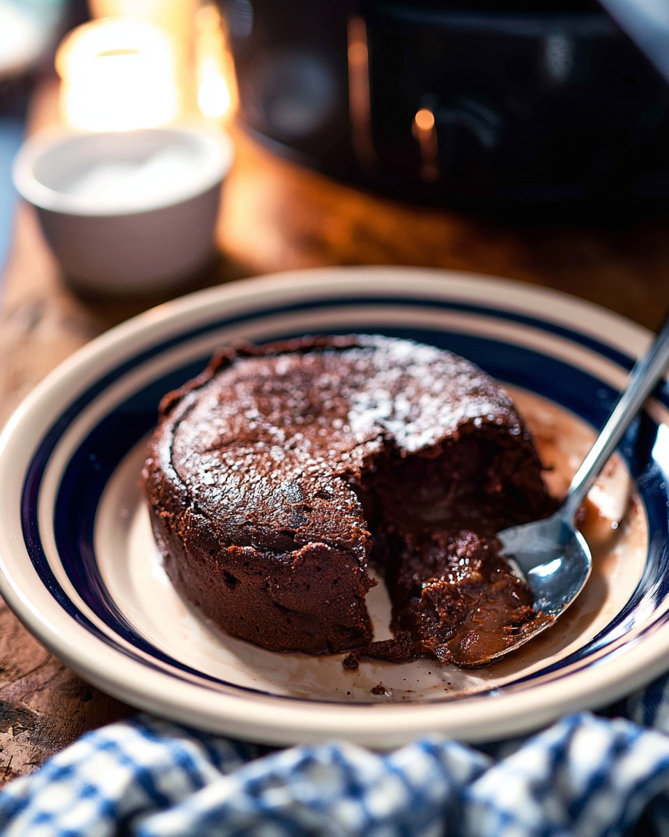 Slow Cooker Chocolate Lava Cake