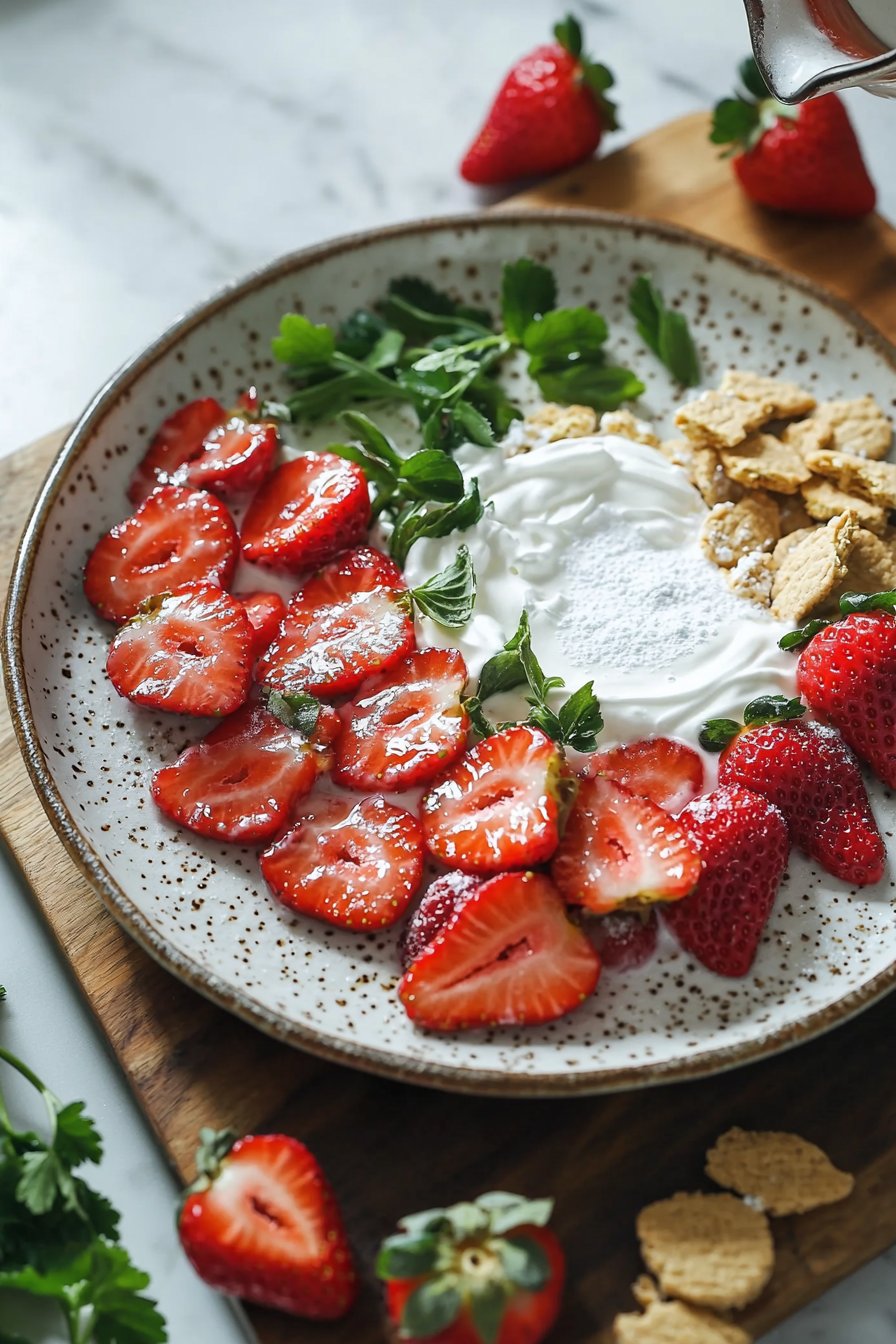 Strawberry Cream Dessert