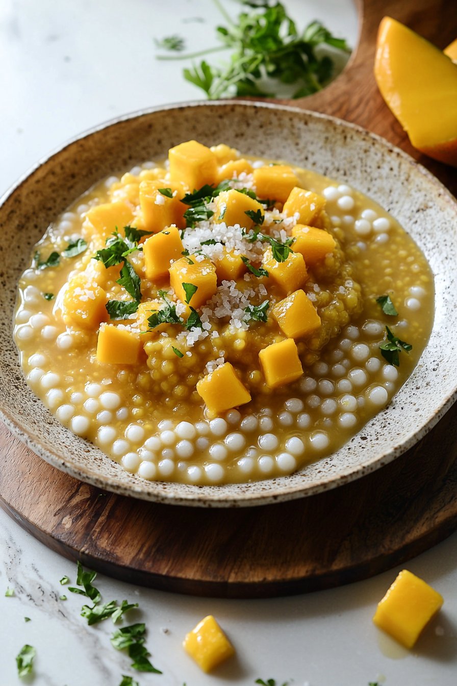 Mango Sago Pudding