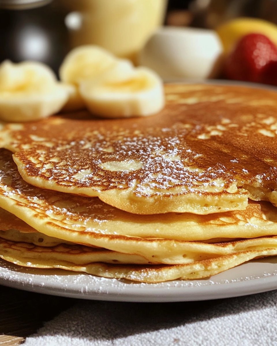 Easy English Pancakes - Sweet Crepes