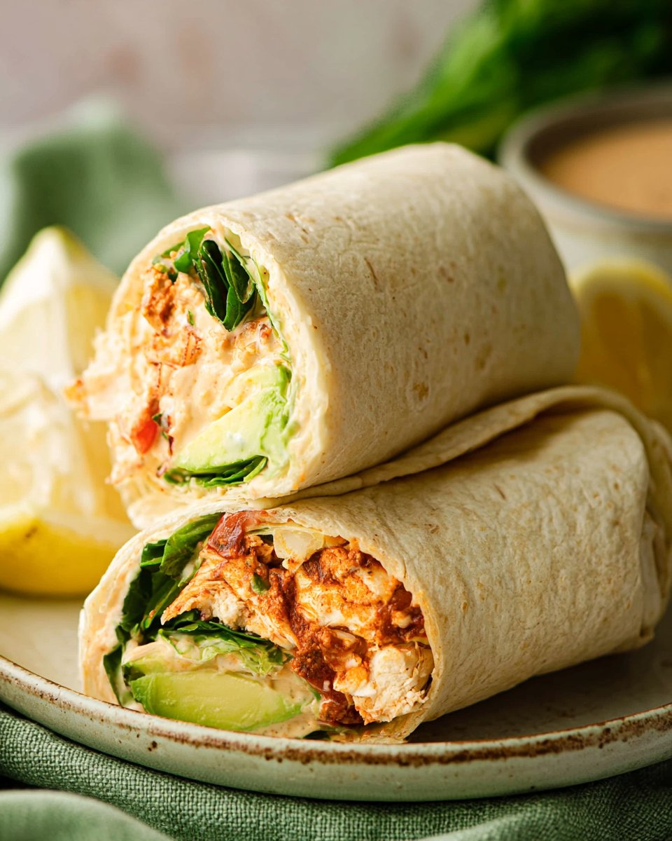 Creamy Chipotle Chicken Wrap