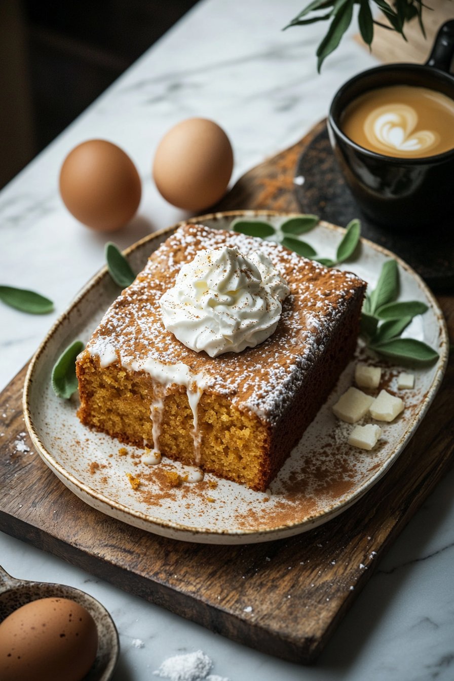 Kürbisgewürz Latte Kuchen