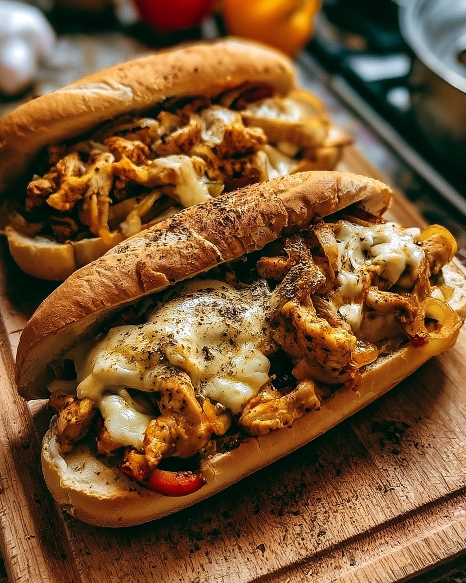 Chicken Philly Cheese Steaks