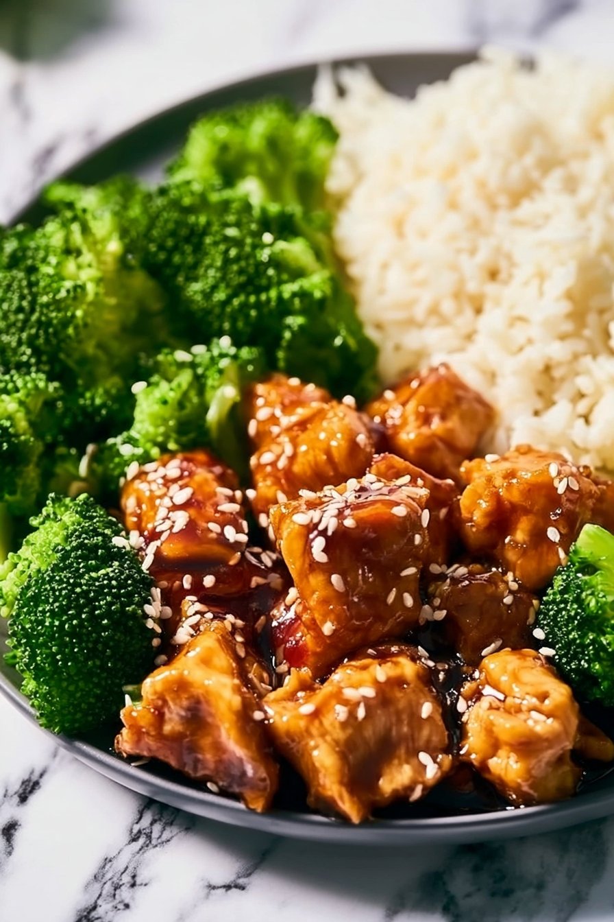 Dump-and-Go Crockpot Teriyaki Chicken (Sticky &amp; Sweet)