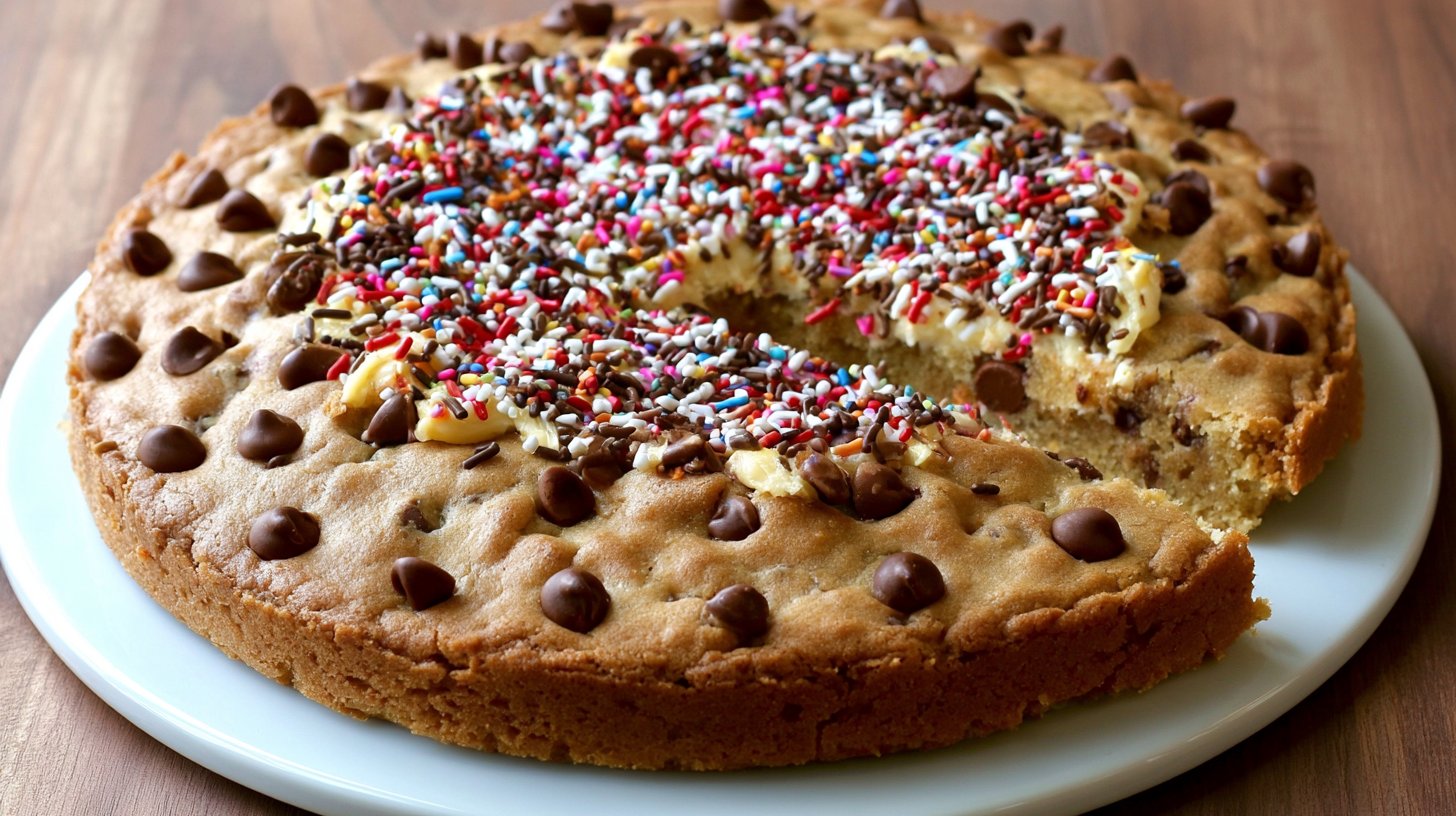 The BEST Homemade Cookie Cake Recipe