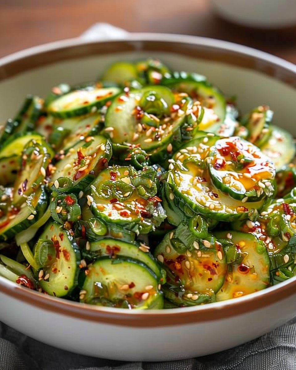 Spicy Asian Cucumber Salad