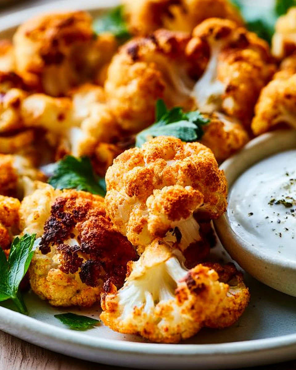 Cauliflower in the Air fryer – crispy, spicy & delicious!