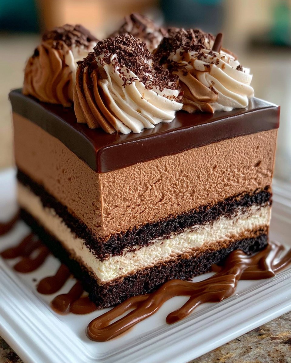 Espresso-Chocolate Mousse Cake