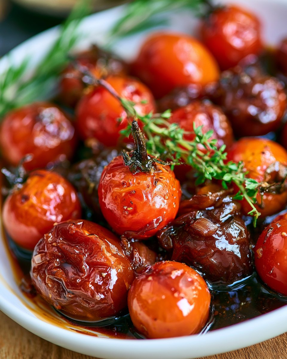 Balsamic Stewed Tomatoes
