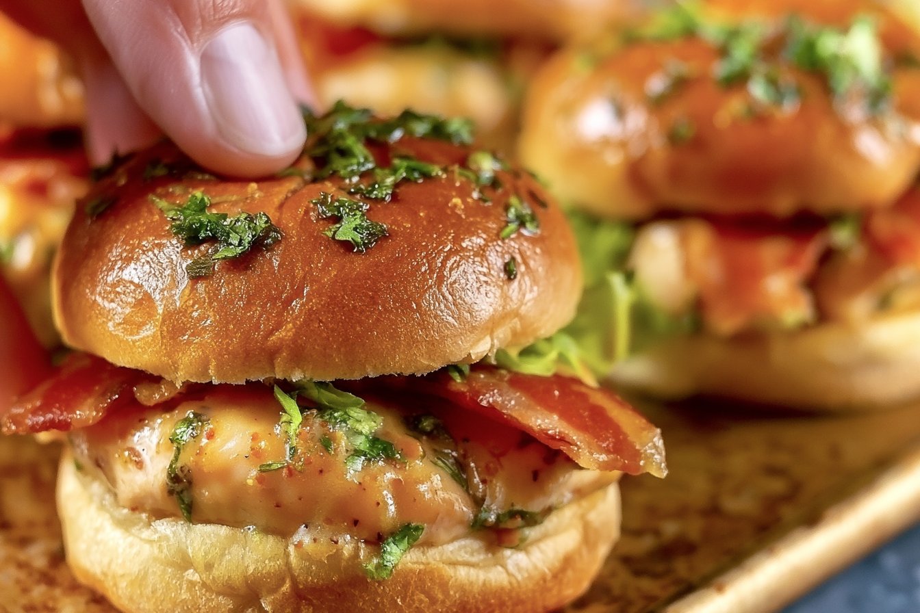 Honey Mustard Chicken BLT Sliders