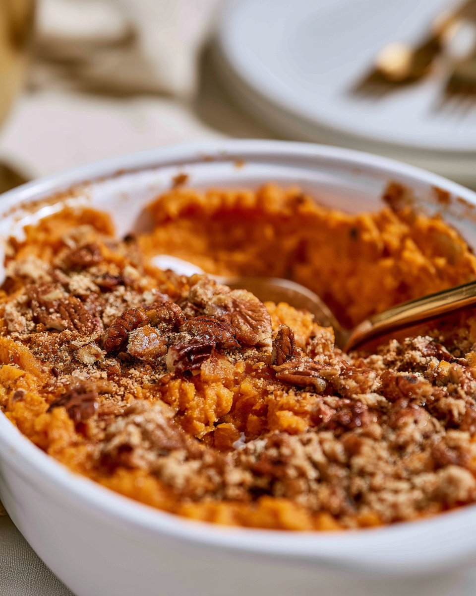 Healthy Sweet Potato Casserole