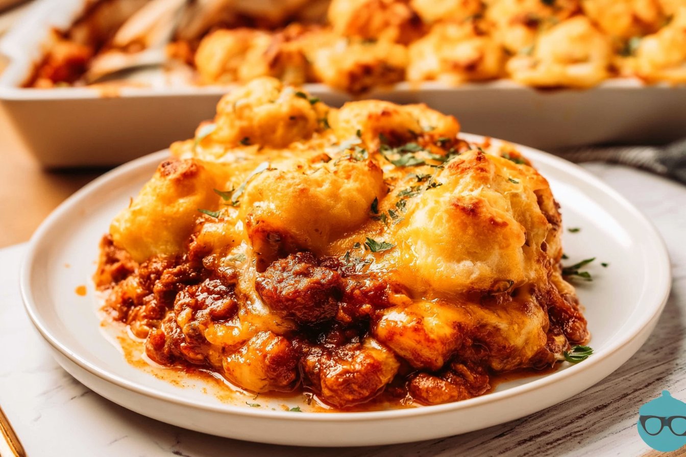 Cheesy Biscuit Beef Bake