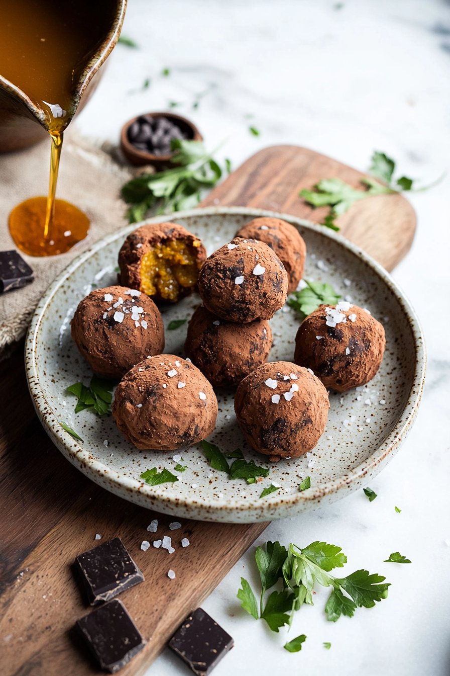 Healthy Pumpkin Truffles