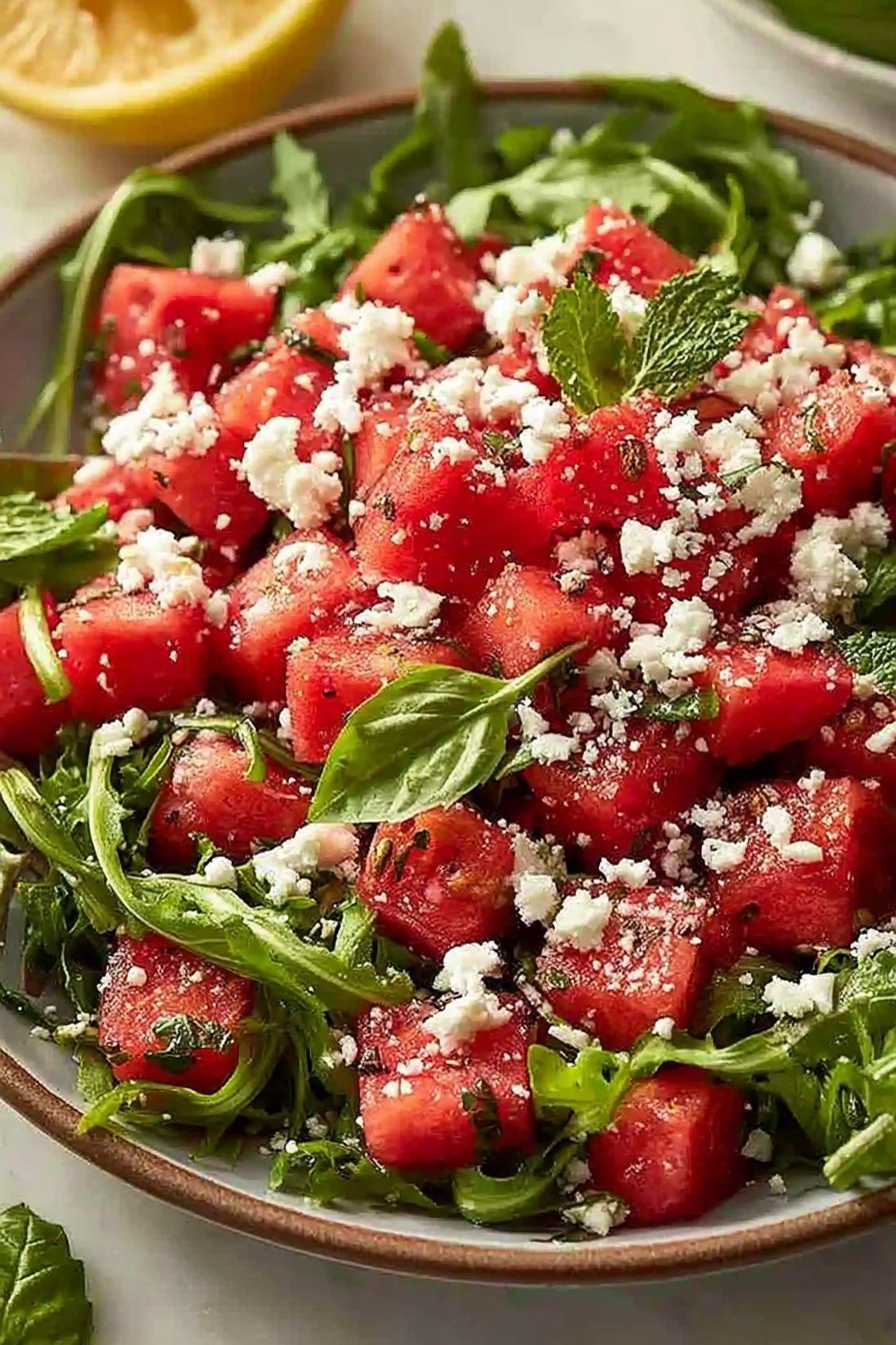 Classic Watermelon Arugula Salad